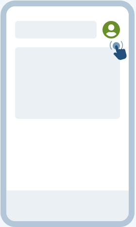 Tap the profile icon in the App Store